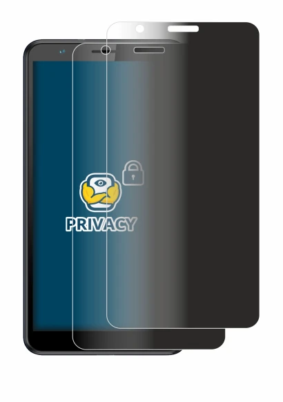 Image de l'appareil ZTE Blade A31 avec une grande variété de protections d'écran.