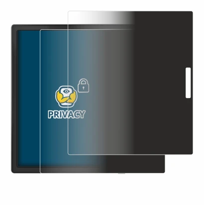 Image de l'appareil Boox Page avec une grande variété de protections d'écran.