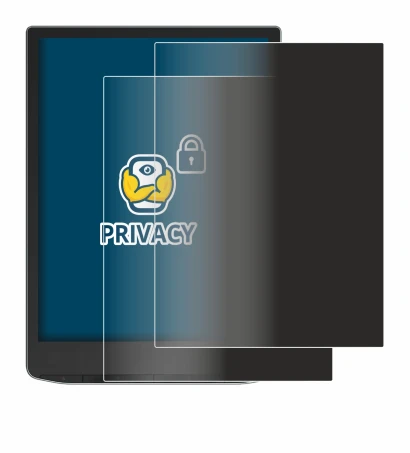 Image de l'appareil PocketBook InkPad Color 3 avec une grande variété de protections d'écran.