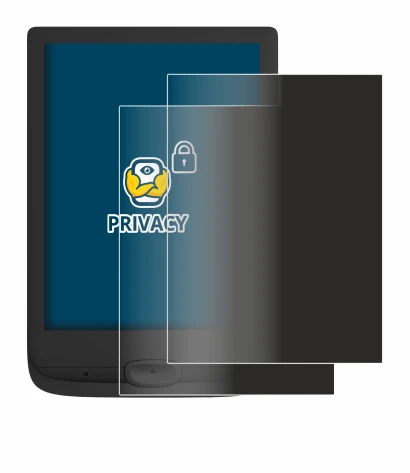 Image de l'appareil PocketBook Basic Lux 4 avec une grande variété de protections d'écran.