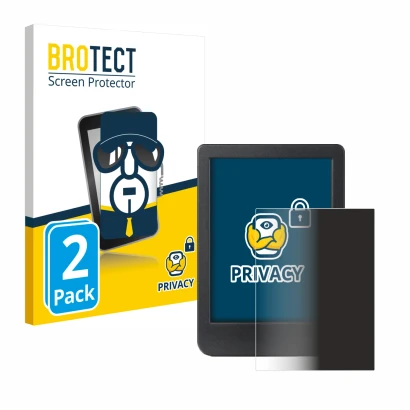 Face avant d’un emballage produit avec le logo de la marque BROTECT. À côté, l’appareil Kobo Clara Colour est représenté avec 