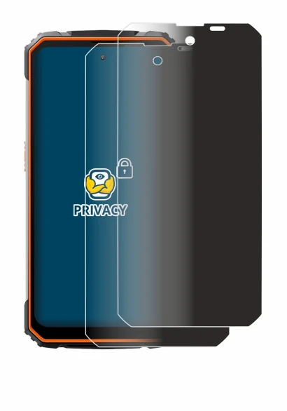 Image de l'appareil Blackview BV8100 avec une grande variété de protections d'écran.