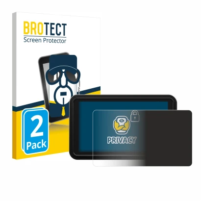 Face avant d’un emballage produit avec le logo de la marque BROTECT. À côté, l’appareil Atomos Shinobi 2 est représenté avec l