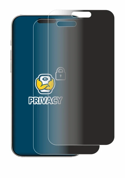 Image de l'appareil Apple iPhone 16 Pro avec une grande variété de protections d'écran.