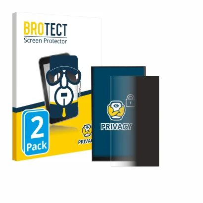 Face avant d’un emballage produit avec le logo de la marque BROTECT. À côté, l’appareil iBasso DX180 est représenté avec la pr