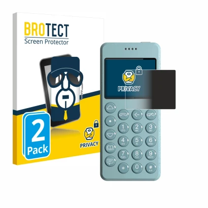 Face avant d’un emballage produit avec le logo de la marque BROTECT. À côté, l’appareil Punkt MP02 est représenté avec la prot
