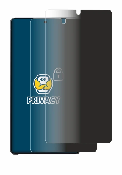 Image de l'appareil Samsung Galaxy S25 Ultra avec une grande variété de protections d'écran.