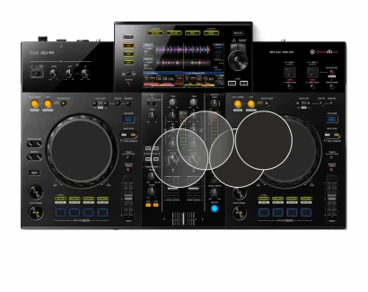 Image de l'appareil Pioneer XDJ -RR (Jog) avec une grande variété de protections d'écran.