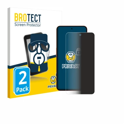 Face avant d’un emballage produit avec le logo de la marque BROTECT. À côté, l’appareil Nothing CMF Phone 2 Pro est représenté