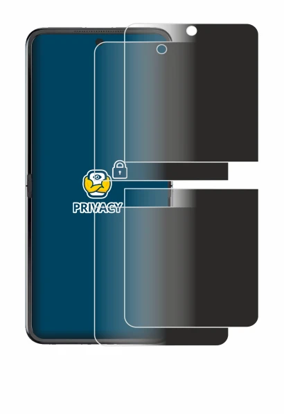 Image de l'appareil Motorola Razr 60 avec une grande variété de protections d'écran.