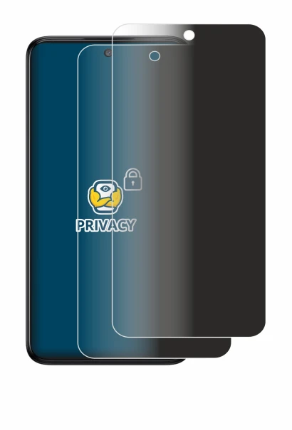 Image de l'appareil TCL 60 5G avec une grande variété de protections d'écran.