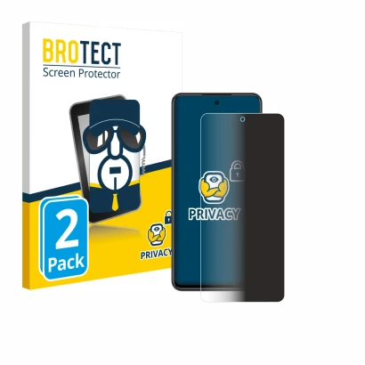 Face avant d’un emballage produit avec le logo de la marque BROTECT. À côté, l’appareil Nubia Focus est représenté avec la pro