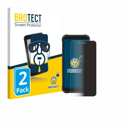 Face avant d’un emballage produit avec le logo de la marque BROTECT. À côté, l’appareil Ulefone RugKing est représenté avec la