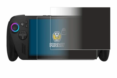 Image de l'appareil ASUS ROG Xbox Ally X avec une grande variété de protections d'écran.