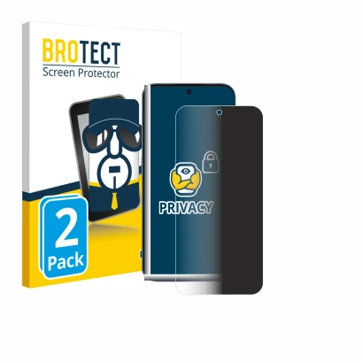 Face avant d’un emballage produit avec le logo de la marque BROTECT. À côté, l’appareil realme GT 8 Pro est représenté avec la