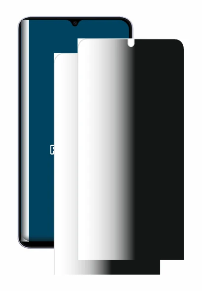 Image de l'appareil Samsung Galaxy A07 avec une grande variété de protections d'écran.