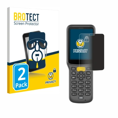 Face avant d’un emballage produit avec le logo de la marque BROTECT. À côté, l’appareil Newland MT37 Baiji est représenté avec