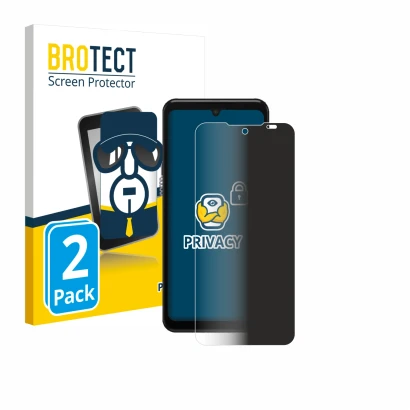 Face avant d’un emballage produit avec le logo de la marque BROTECT. À côté, l’appareil Sunmi M3 est représenté avec la protec