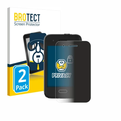 Face avant d’un emballage produit avec le logo de la marque BROTECT. À côté, l’appareil Xplora One est représenté avec la prot