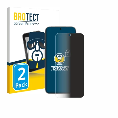 Face avant d’un emballage produit avec le logo de la marque BROTECT. À côté, l’appareil Huawei Nova 15 est représenté avec la 