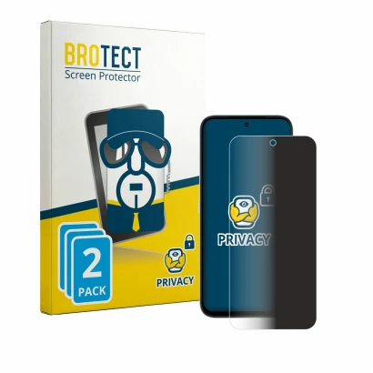 Face avant d’un emballage produit avec le logo de la marque BROTECT. À côté, l’appareil Honor Play 80 Plus est représenté avec