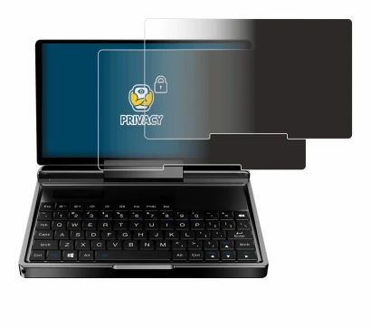 Image de l'appareil GPD MicroPC 2 avec une grande variété de protections d'écran.