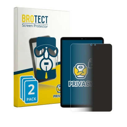 Face avant d’un emballage produit avec le logo de la marque BROTECT. À côté, l’appareil Alldocube iPlay 80 mini Pro est représ