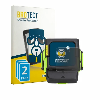 Face avant d’un emballage produit avec le logo de la marque BROTECT. À côté, l’appareil Zebra WS501 est représenté avec la pro