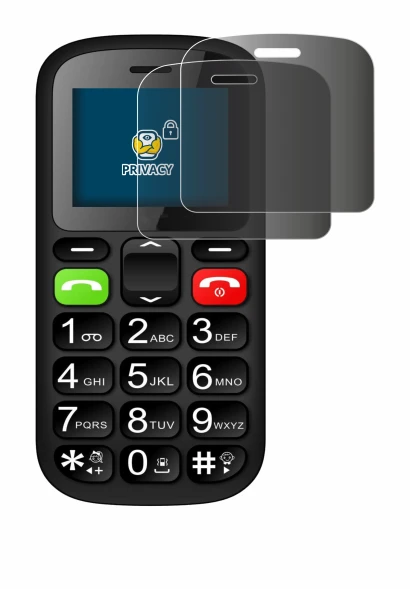 Image de l'appareil artfone CS181 avec une grande variété de protections d'écran.