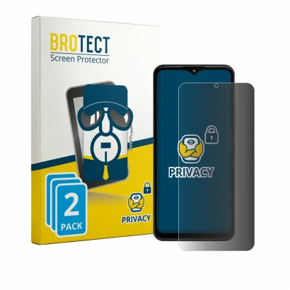 Face avant d’un emballage produit avec le logo de la marque BROTECT. À côté, l’appareil HMD Arc est représenté avec la protect