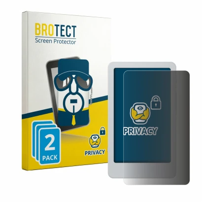 Face avant d’un emballage produit avec le logo de la marque BROTECT. À côté, l’appareil Onyx Boox Picco est représenté avec la