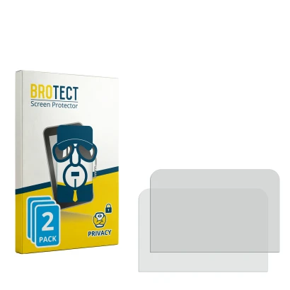 Face avant d’un emballage produit avec le logo de la marque BROTECT. À côté se trouve la protection d’écran correspondante.