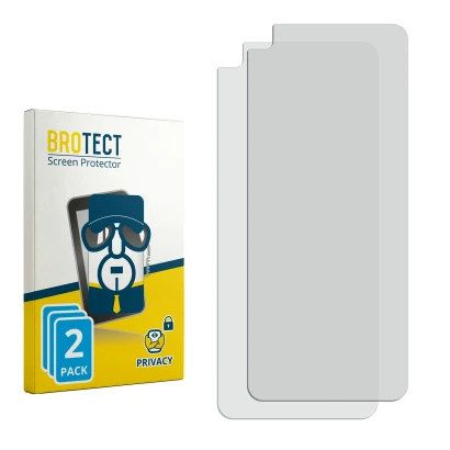 Face avant d’un emballage produit avec le logo de la marque BROTECT. À côté se trouve la protection d’écran correspondante.