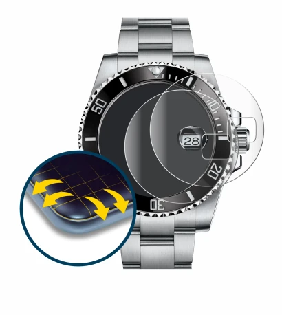 Image de l'appareil Rolex Submariner (Date) avec une grande variété de protections d'écran.