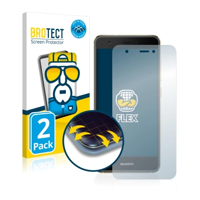 Face avant d’un emballage produit avec le logo de la marque BROTECT. À côté, l’appareil Huawei Nova est représenté avec la pro