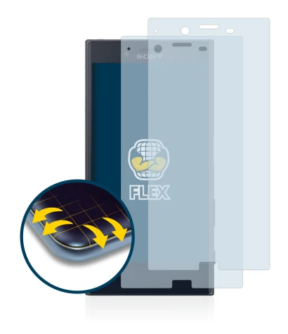 Image de l'appareil Sony Xperia XZ avec une grande variété de protections d'écran.