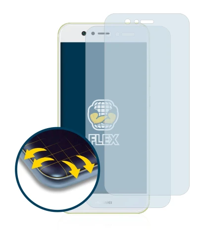 Image de l'appareil Huawei Nova 2 avec une grande variété de protections d'écran.