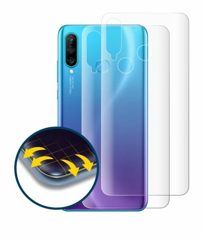 Image de l'appareil Huawei P30 lite (Arrière) avec une grande variété de protections d'écran.