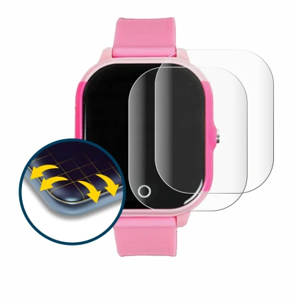 Image de l'appareil SaveFamily Junior avec une grande variété de protections d'écran.