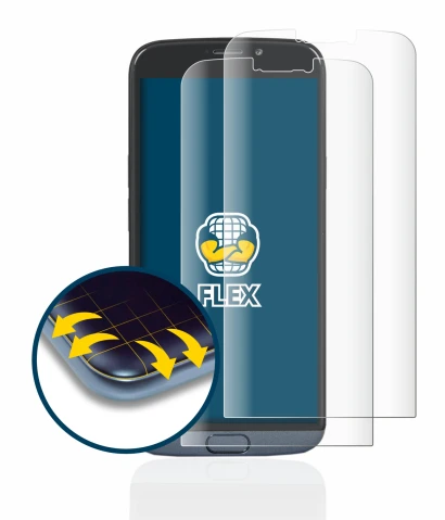 Image de l'appareil Doro 8050 avec une grande variété de protections d'écran.
