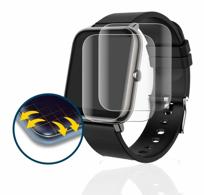 Image de l'appareil Popglory P22 avec une grande variété de protections d'écran.