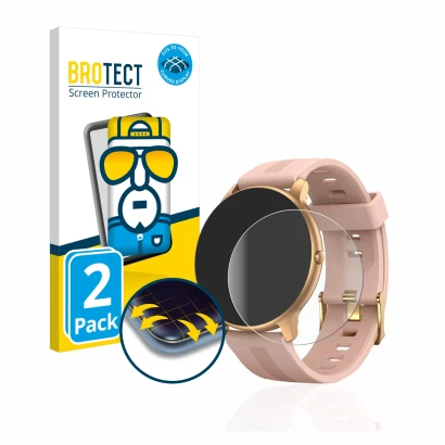 Face avant d’un emballage produit avec le logo de la marque BROTECT. À côté, l’appareil AGPtek LW11 est représenté avec la pro