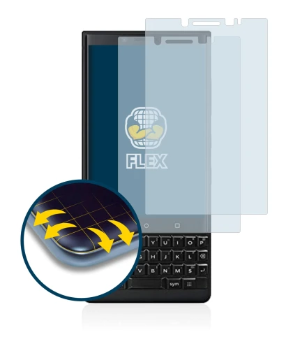 Image de l'appareil BlackBerry Key2 (Dual Sim) avec une grande variété de protections d'écran.