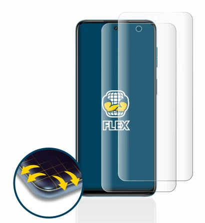 Image de l'appareil Motorola Moto G42 avec une grande variété de protections d'écran.