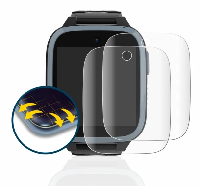 Image de l'appareil Xplora XGO3 (1ère Gen.) avec une grande variété de protections d'écran.