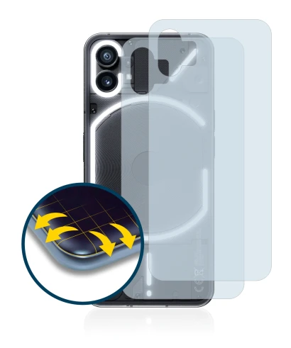 Image de l'appareil Nothing Phone (1) (Arrière) avec une grande variété de protections d'écran.