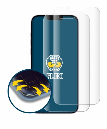 Image de l'appareil Apple iPhone 14 Plus avec une grande variété de protections d'écran.