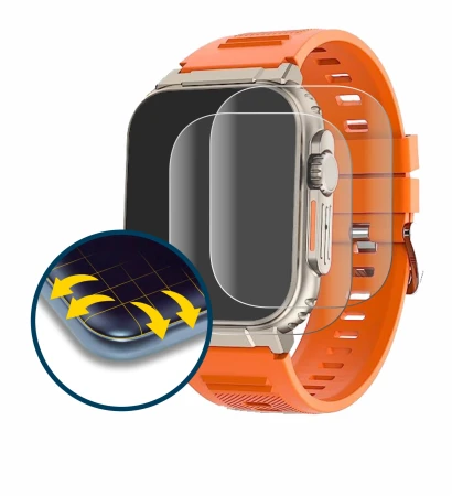 Image de l'appareil Uhoofit A70 avec une grande variété de protections d'écran.