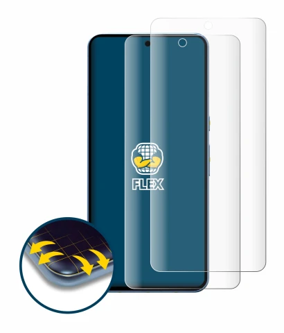 Image de l'appareil Google Pixel 8 Pro avec une grande variété de protections d'écran.