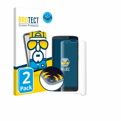 Face avant d’un emballage produit avec le logo de la marque BROTECT. À côté, l’appareil Unitech EA660 est représenté avec la p